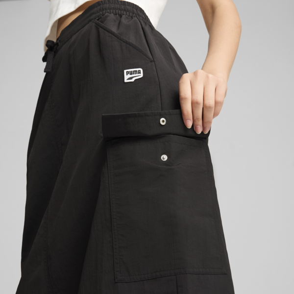 DOWNTOWN Cargo Midi Skirt Women, PUMA Black, large-ZAF