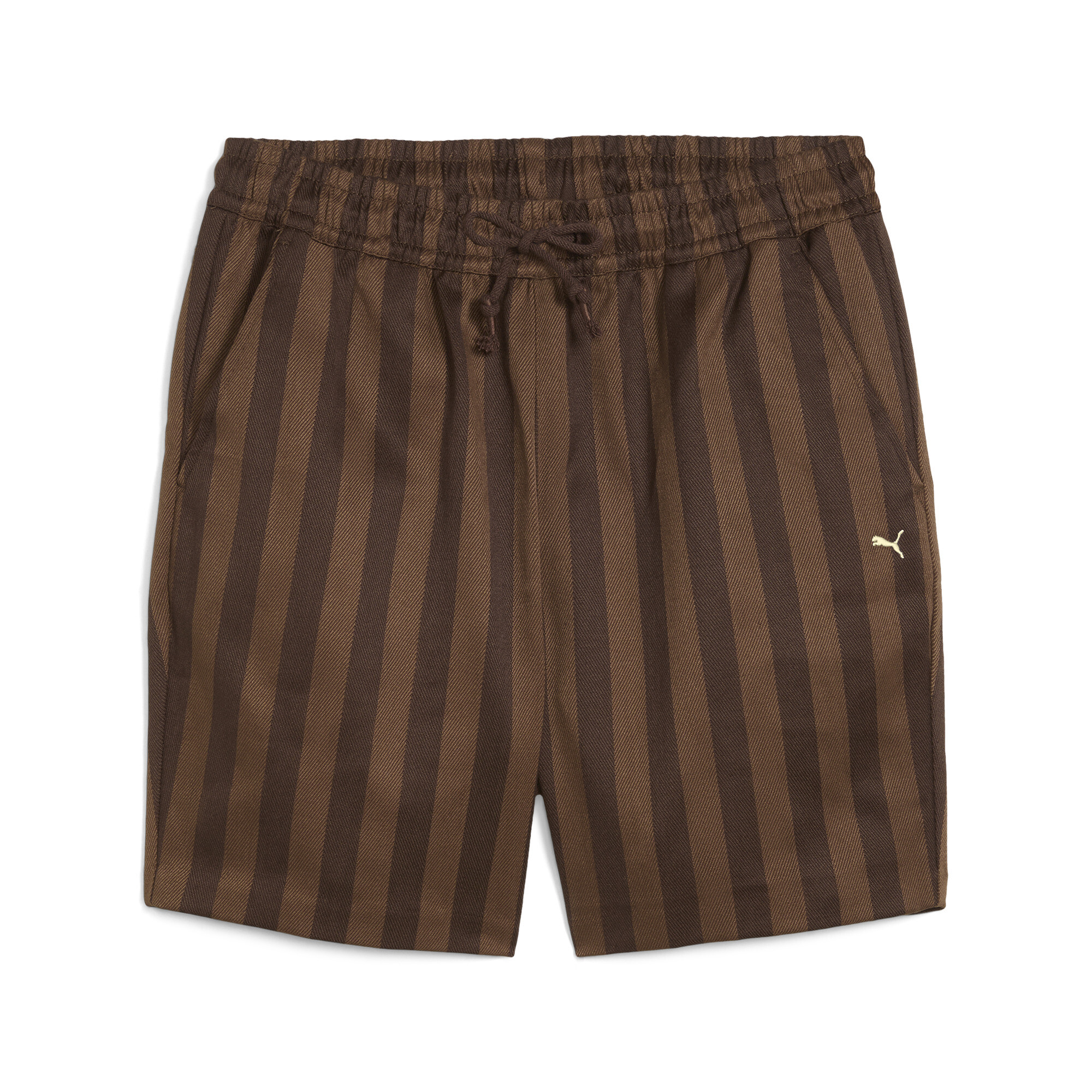 Puma Players Lane Shorts Herren | Mit Striped | Espresso Brown | Größe: XS