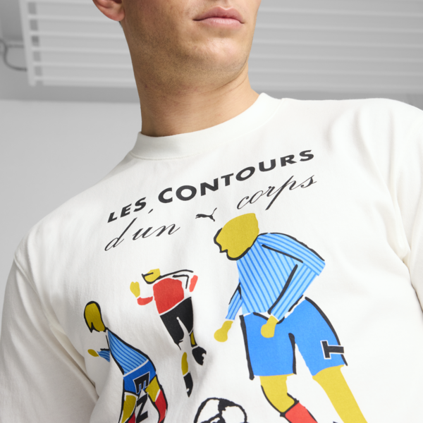 Remera estampada Players Lane para hombre, PUMA White, large-ARG