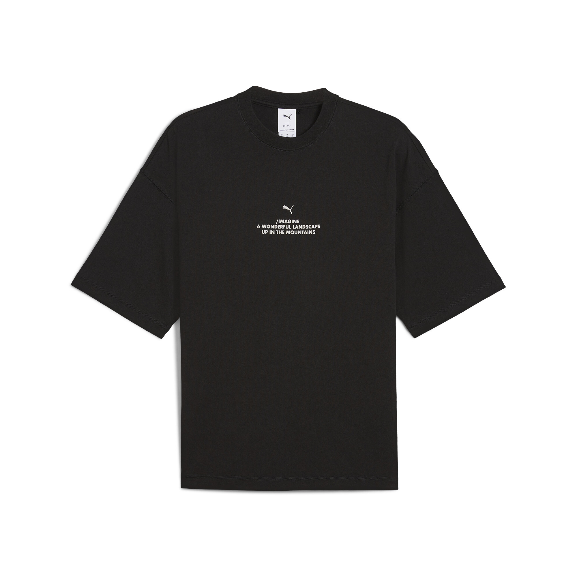 Puma UNTERGRUND Oversized T-Shirt, Black, Size XS, Clothing