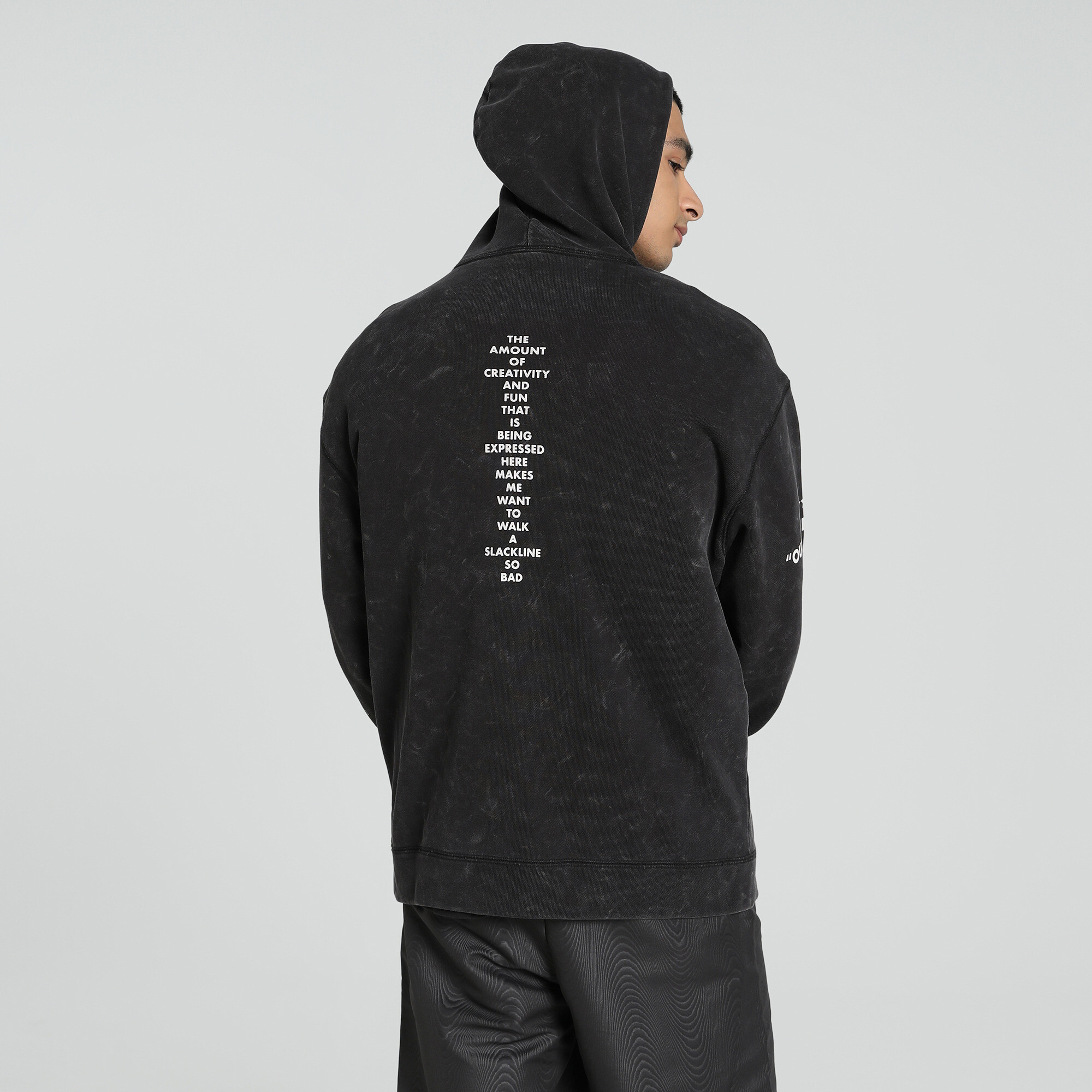 Puma UNTERGRUND Oversized Hoodie, Black, Size XS, Clothing