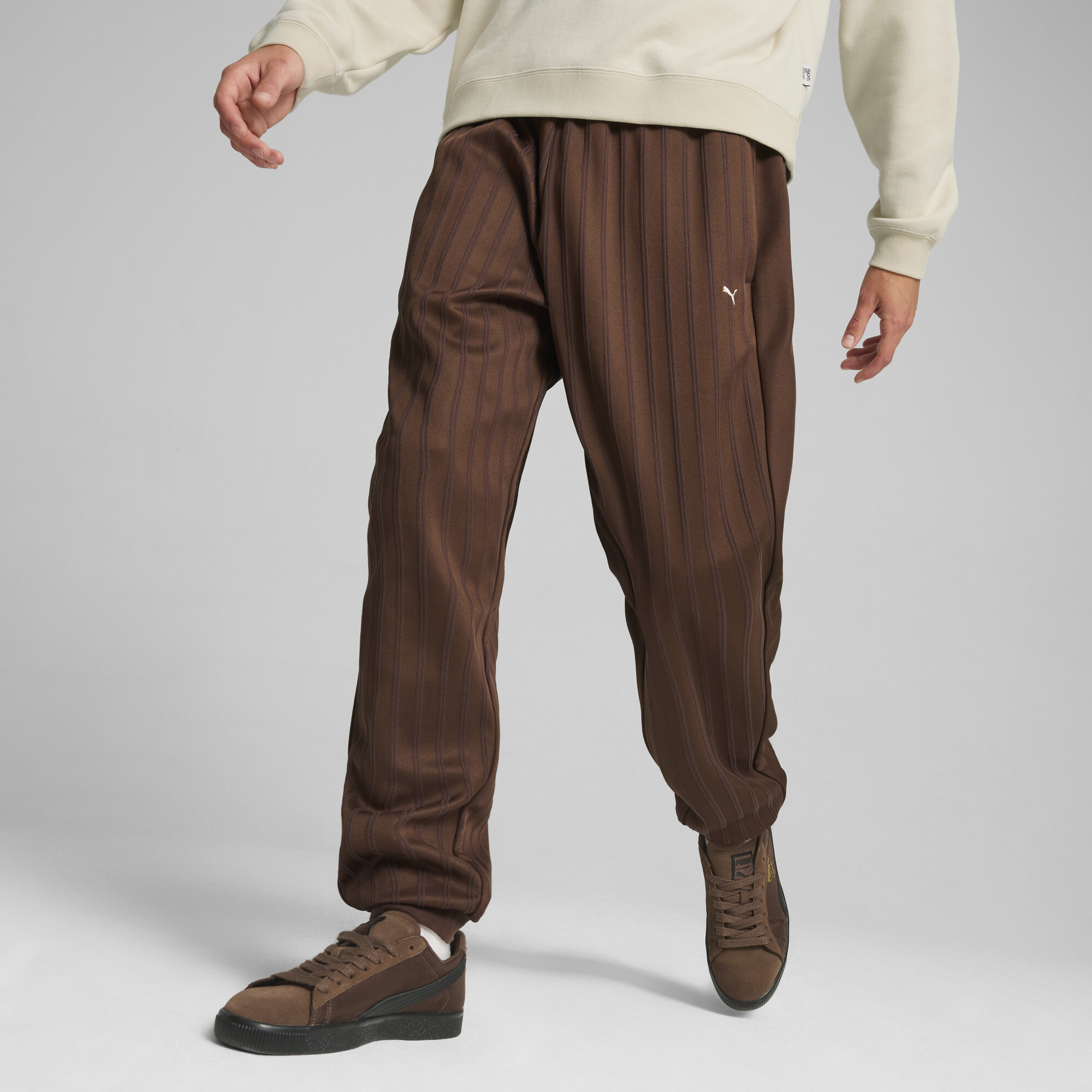 Puma MMQ T7 Jogginghose Herren | Mit Striped | Espresso Brown | Größe: XL