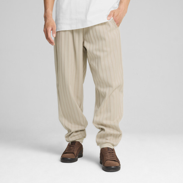 Puma Mmq Men's T7 Track Pants In Alpine Snow
