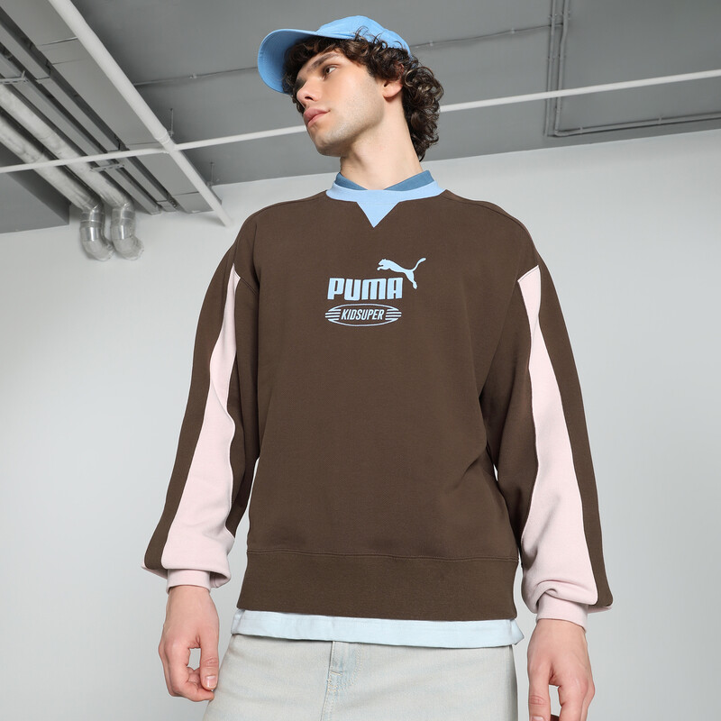

PUMA X KIDSUPER Relaxed Fit Crew-Neck Unisex Sweatshirt