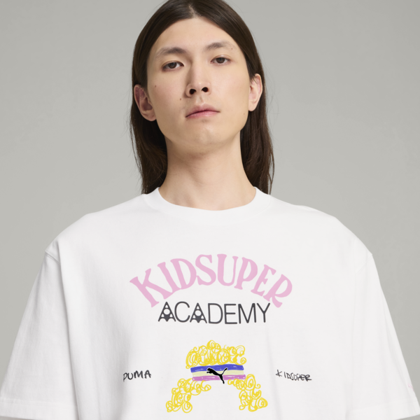 Playera Hombre PUMA x KIDSUPER, PUMA White, large-MEX