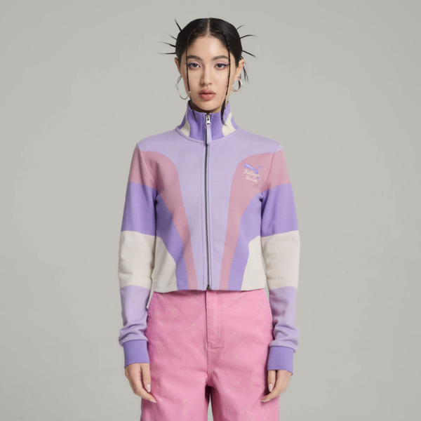 Top PUMA x KIDSUPER para mujer, Vivid Violet, large-ARG