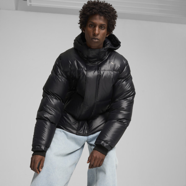 Puma Mmq Men's Down Jacket In Black