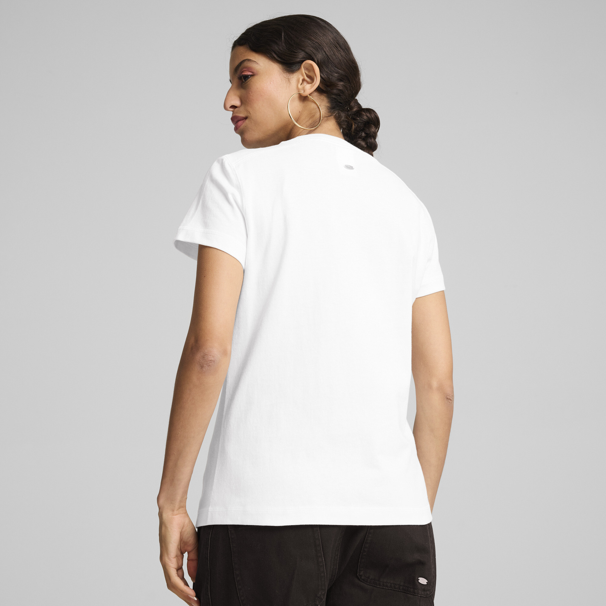 Women's Puma YONA T-Shirt, White, Size XS, Clothing