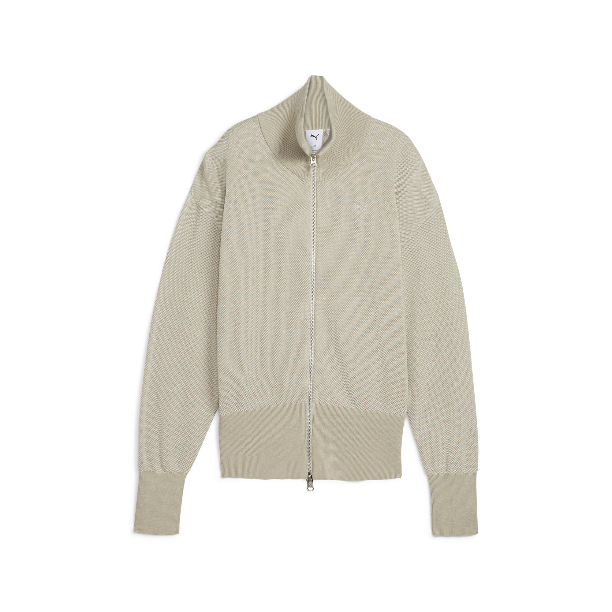 Puma YONA Cardigan mit durchgehendem Reißverschluss Damen | Mit Plain | Desert Dust | Größe: XS