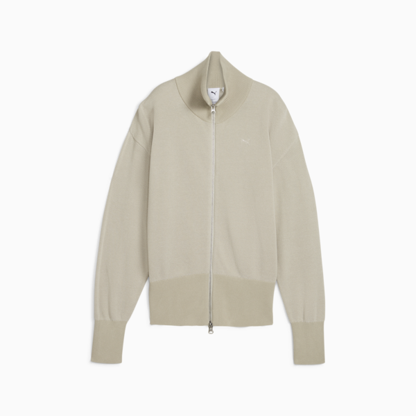 YONA Full-Zip Cardigan Women, Desert Dust, large-ZAF