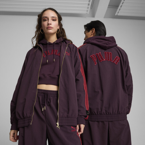 Campera deportiva PLAY LOUD T7 unisex, Midnight Plum, swatch-ARG