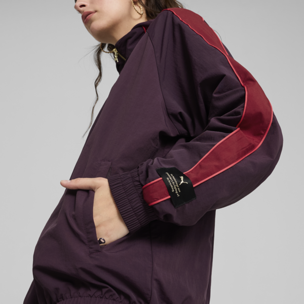 Campera deportiva PLAY LOUD T7 unisex, Midnight Plum, large-ARG