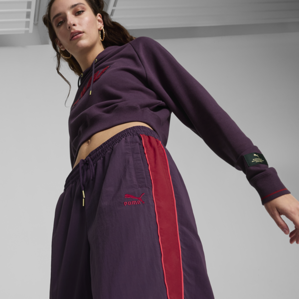 Pantalones deportivos PLAY LOUD T7 unisex, Midnight Plum, large-ARG