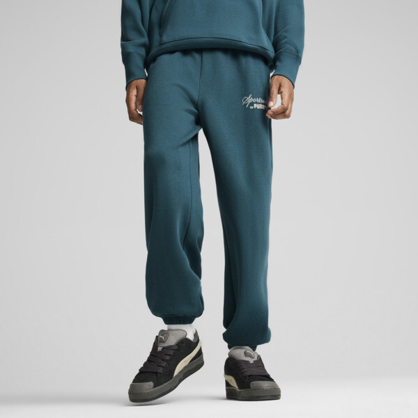 Red puma joggers discount