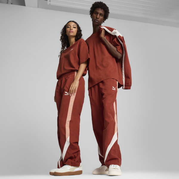 CLUB DE COURSE Track Pants Unisex, Mars Red-Deeva Peach, swatch-ZAF