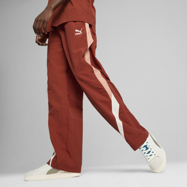 Red puma pants top