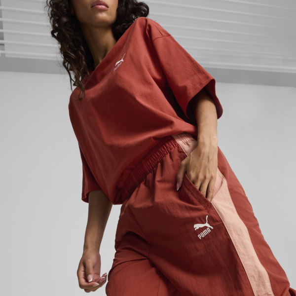 Pantalones deportivos CLUB DE COURSE unisex, Mars Red-Deeva Peach, large-ARG