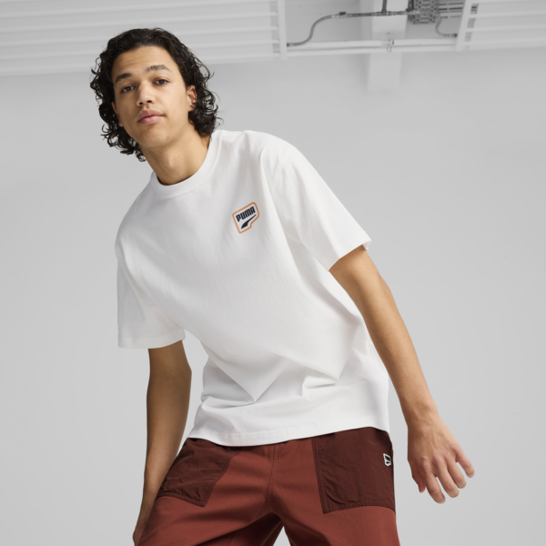 Remera Downtown Relaxed Graphic, PUMA White, large-ARG