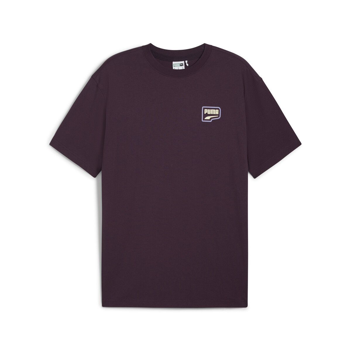 DOWNTOWN Relaxed Graphic T-Shirt Men in Midnight Plum by PUMA, XXL