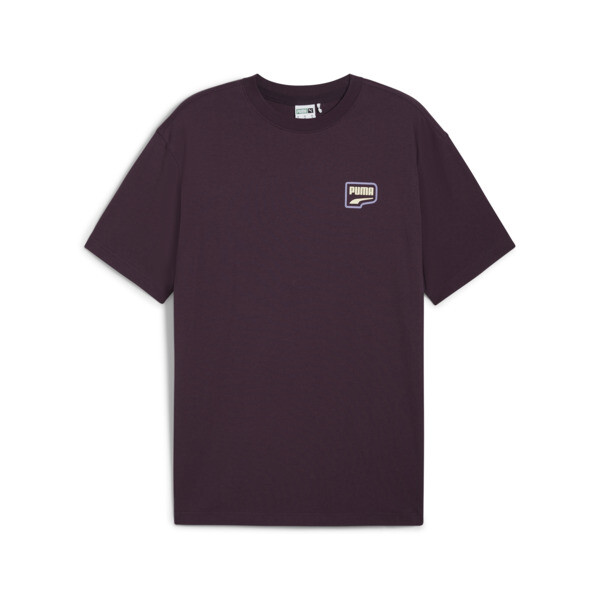 DOWNTOWN Relaxed Graphic Tee Men purple PUMA
