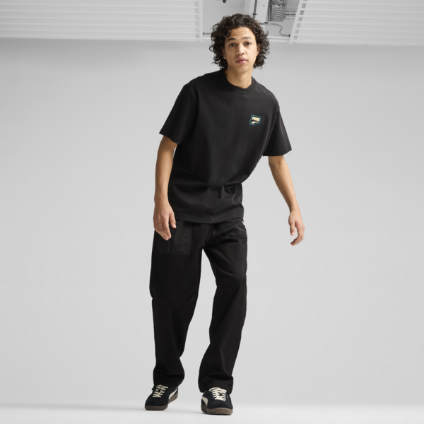 DOWNTOWN Parachute Pants Men, PUMA Black, large-ZAF