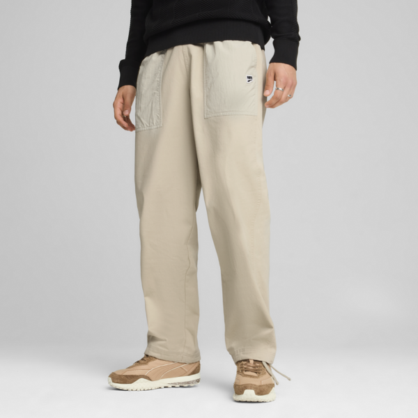 DOWNTOWN Parachute Pants Men, Desert Dust, large-ZAF