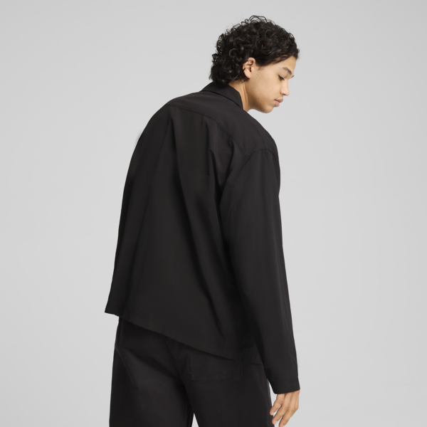 DOWNTOWN Relaxed Shirt Men, PUMA Black, large-MEX