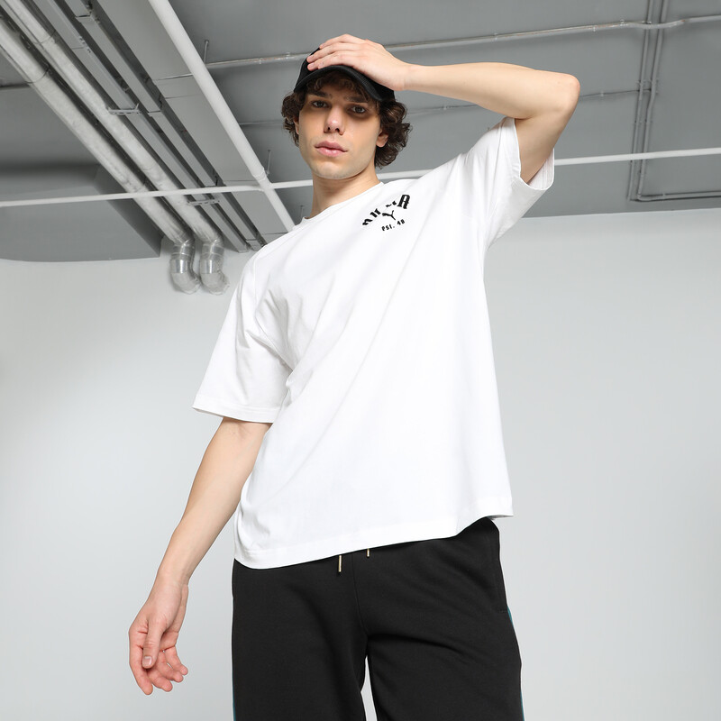 

Men's PUMA PLAY LOUD CLASSICS Graphic Relaxed Fit Tee