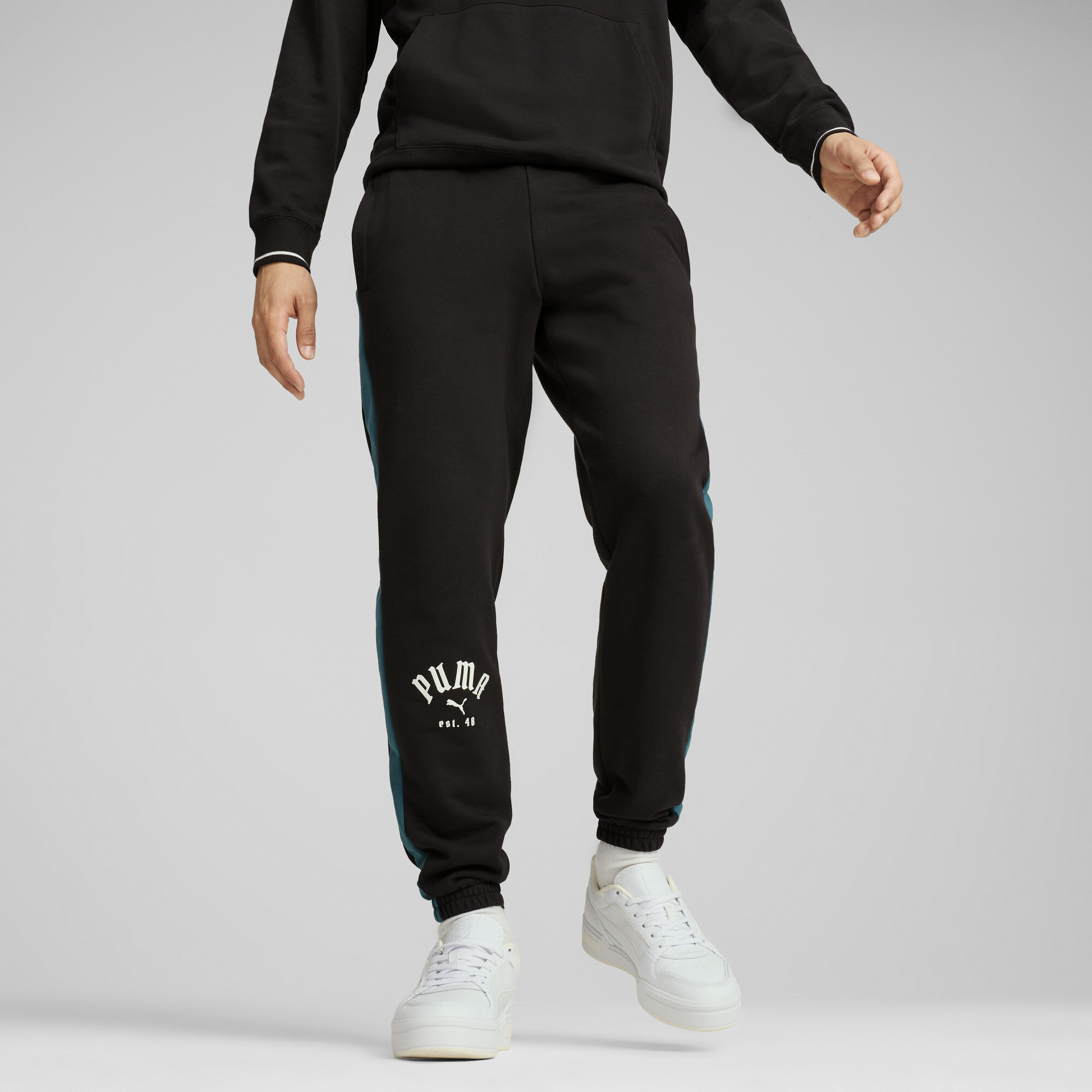 Puma PLAY LOUD T7 Jogginghose Herren | Mit Print | Black | Größe: L