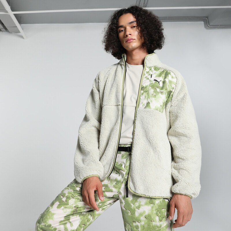 

Men's PUMA TECH Sherpa Relaxed Fit Track Jacket