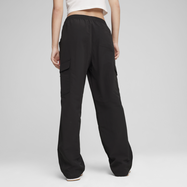 DOWNTOWN Cargo Pants Women, PUMA Black, large-MEX