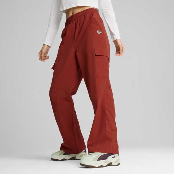 Pants cargo para mujer DOWNTOWN, Mars Red, large-MEX