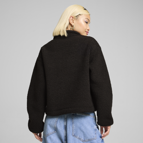 Sudadera CLASSICS Winterized Mujer, PUMA Black, large-MEX