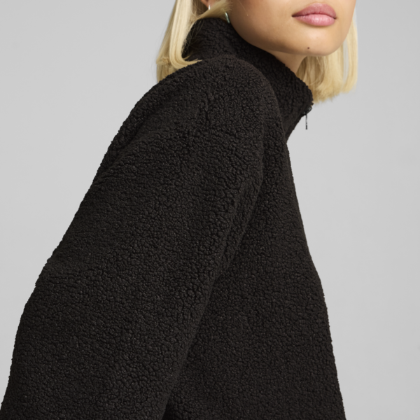 Sudadera CLASSICS Winterized Mujer, PUMA Black, large-MEX