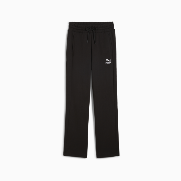 T7 High Waist Track Pants Women, PUMA Black-PUMA Black, large-MEX