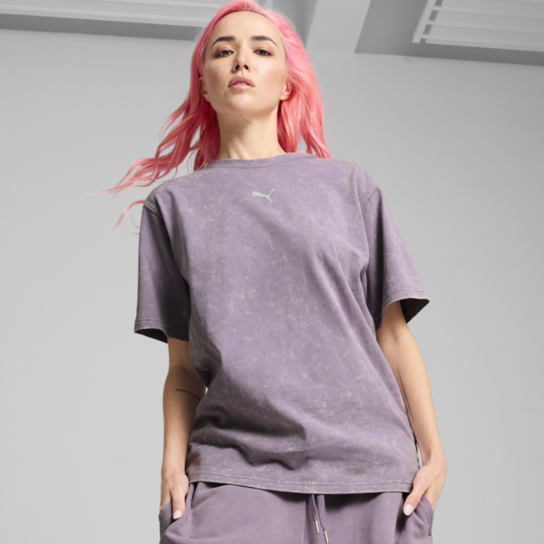 Remera holgada DARE TO Washed para mujer, Pale Plum, large-ARG
