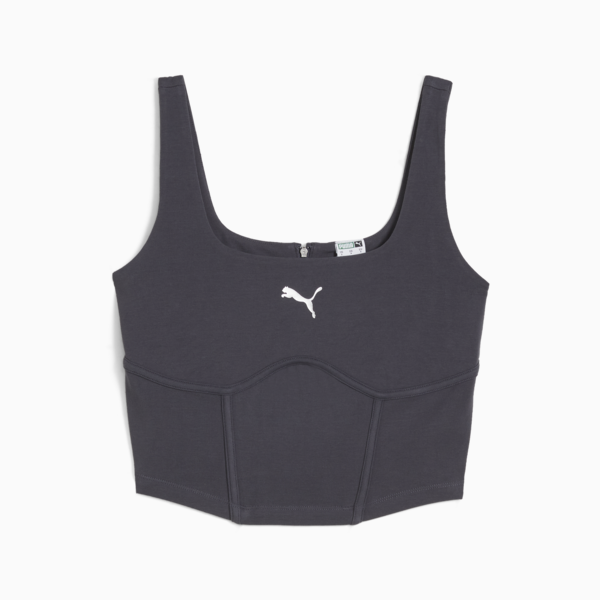 Top tipo Corset DARE TO para mujer, Galactic Gray, large-MEX