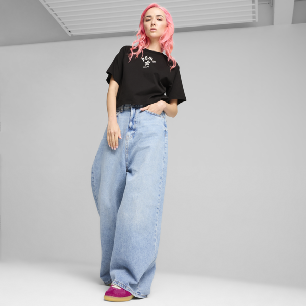 CLASSICS Relaxed Tee Women, PUMA Black, large-ZAF