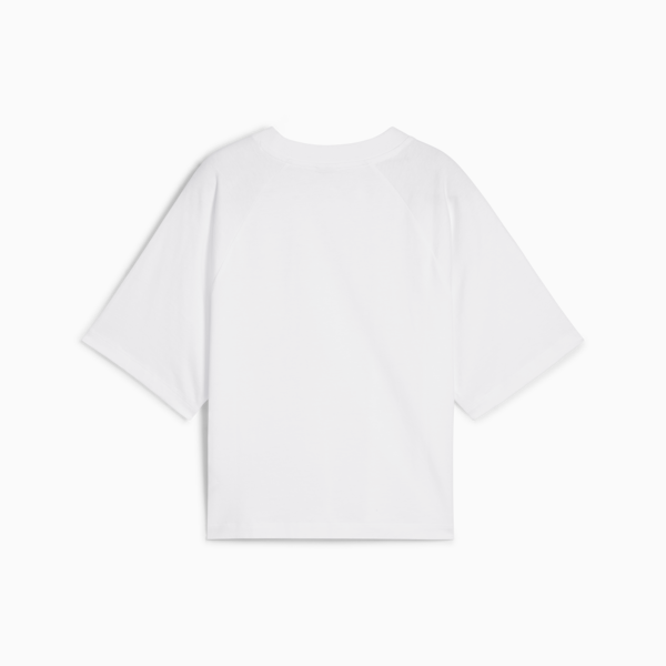 CLASSICS Relaxed Tee Women, PUMA White, large-ZAF