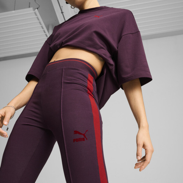 Burgundy puma leggings clearance