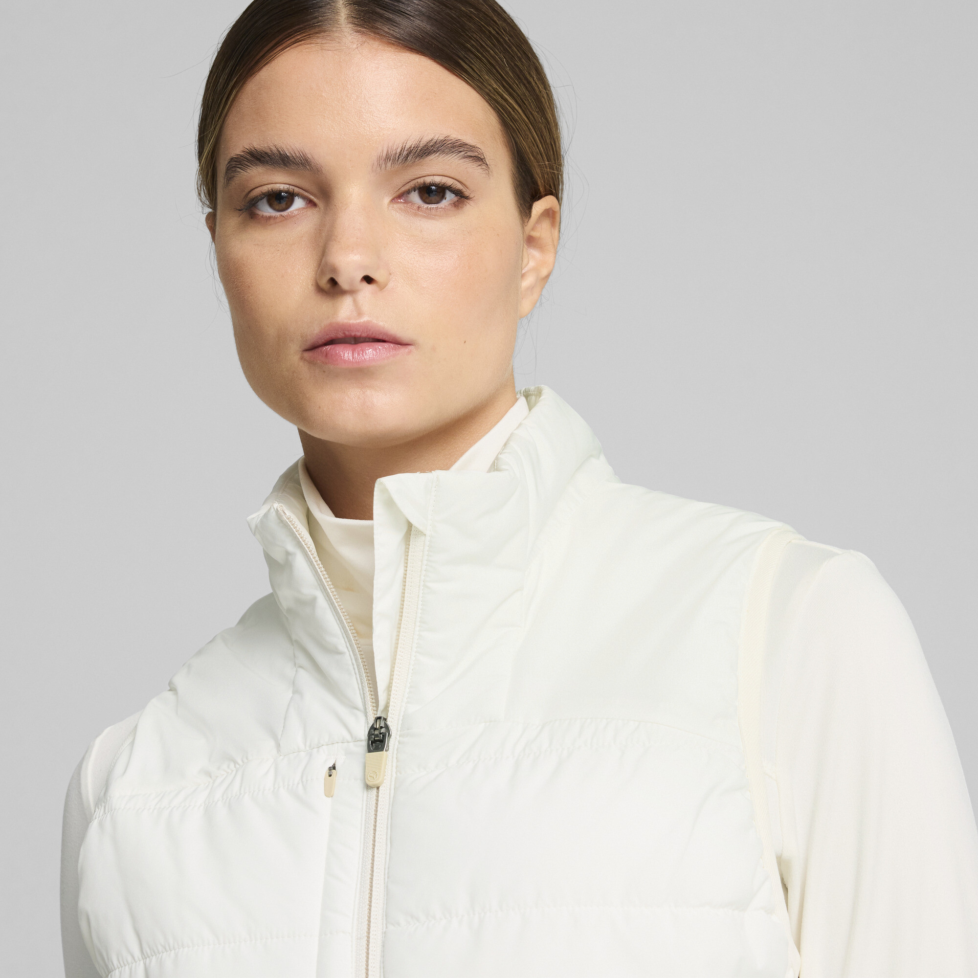 PUMA Kyley gewatteerd golfvest voor Dames, Wit, Maat XL thumbnail 7