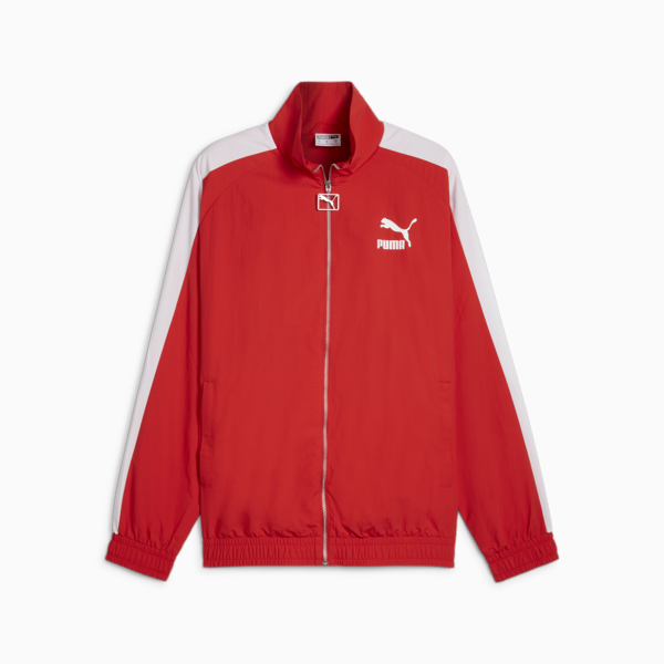T7 Oversized Track Jacket Unisex, For All Time Red, large-MEX