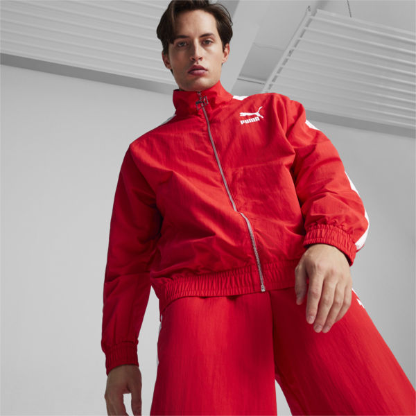 T7 Oversized Track Jacket Unisex, For All Time Red, large-MEX