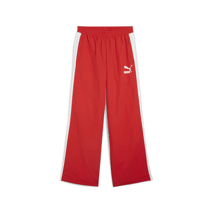 Men's Puma High Risk Red ESS+ Embroidery Red Logo Pants - S