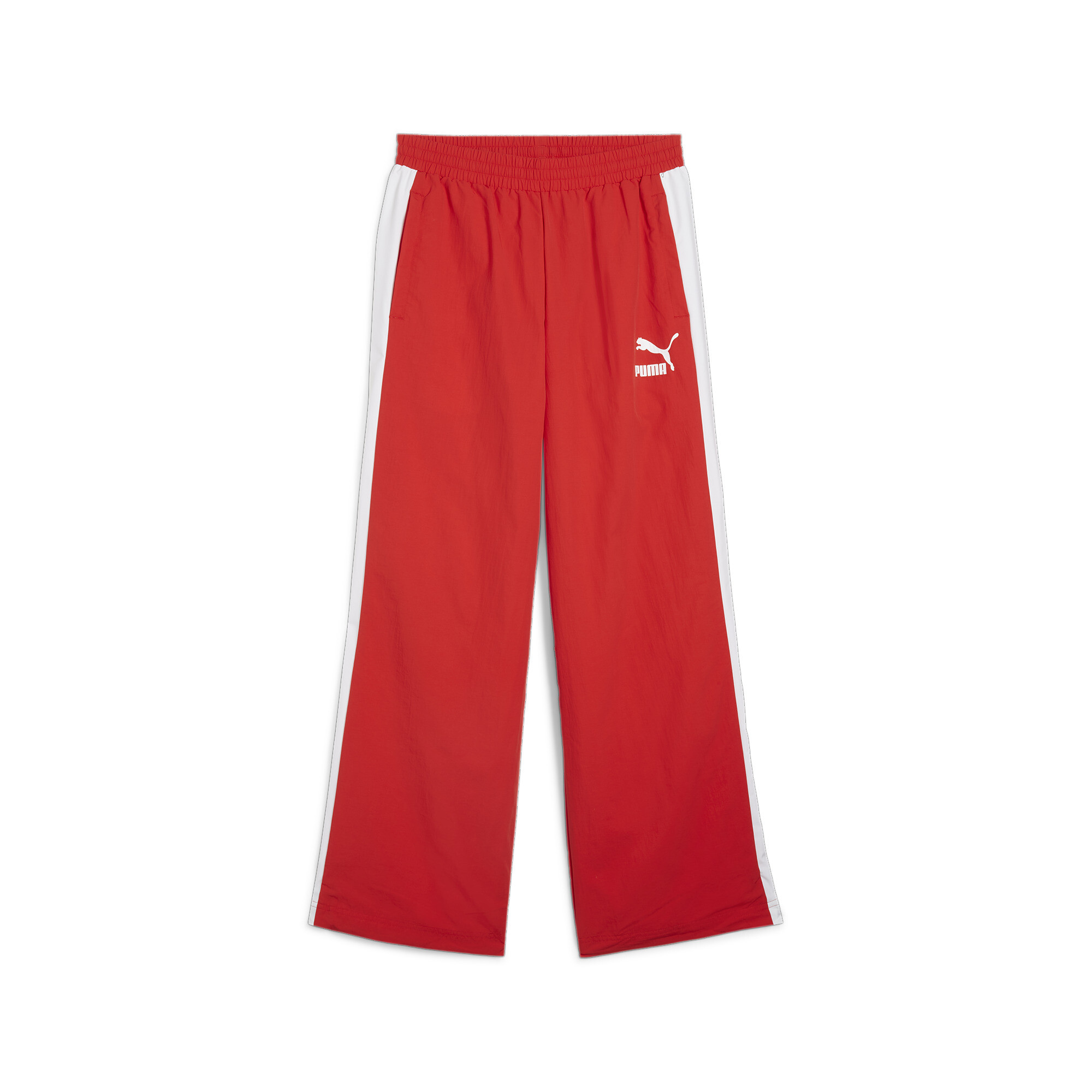 Puma T7's Oversized Track Pants, Red, Size XS, Women