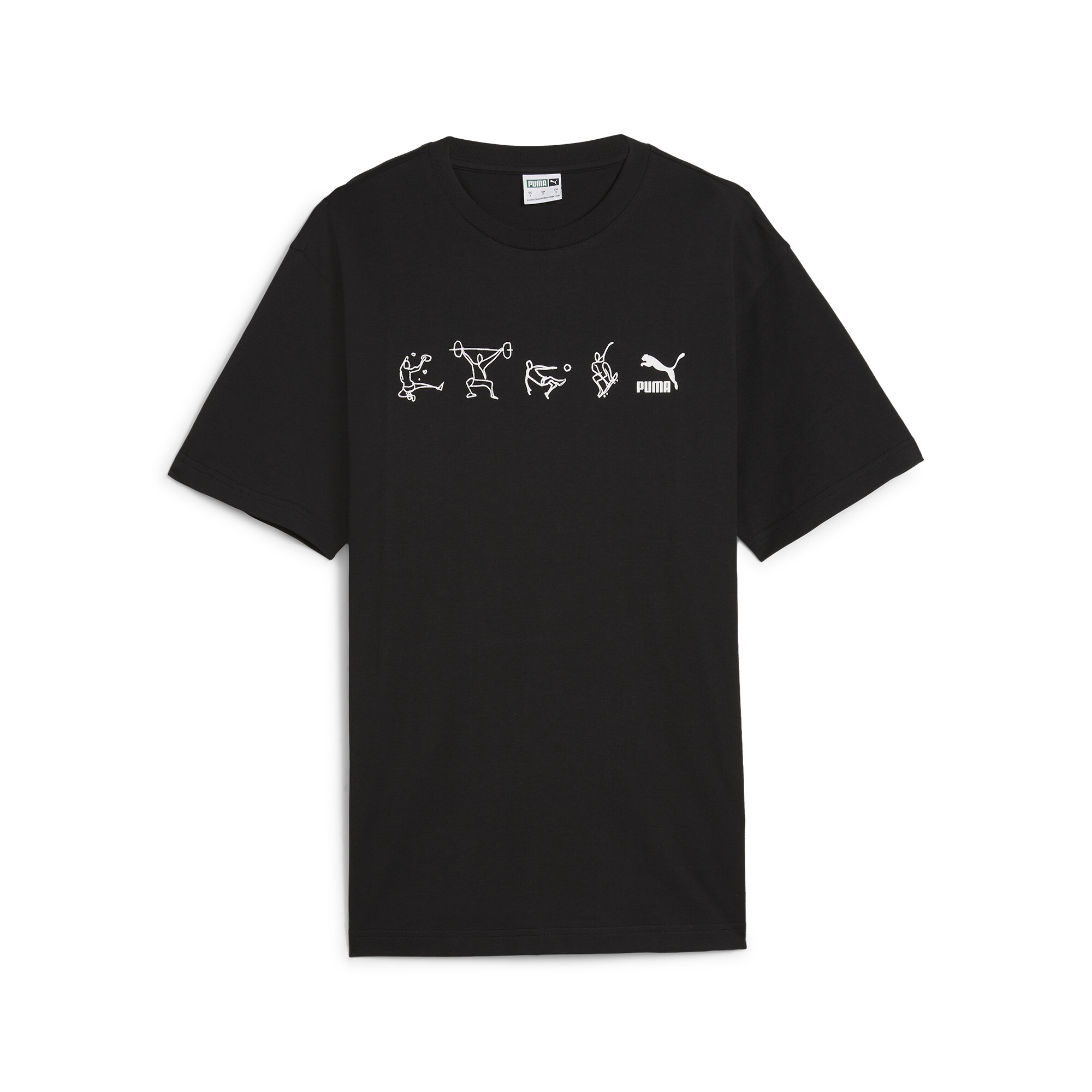 ユニセックス GRAPHICS アスリート 半袖 Tシャツ