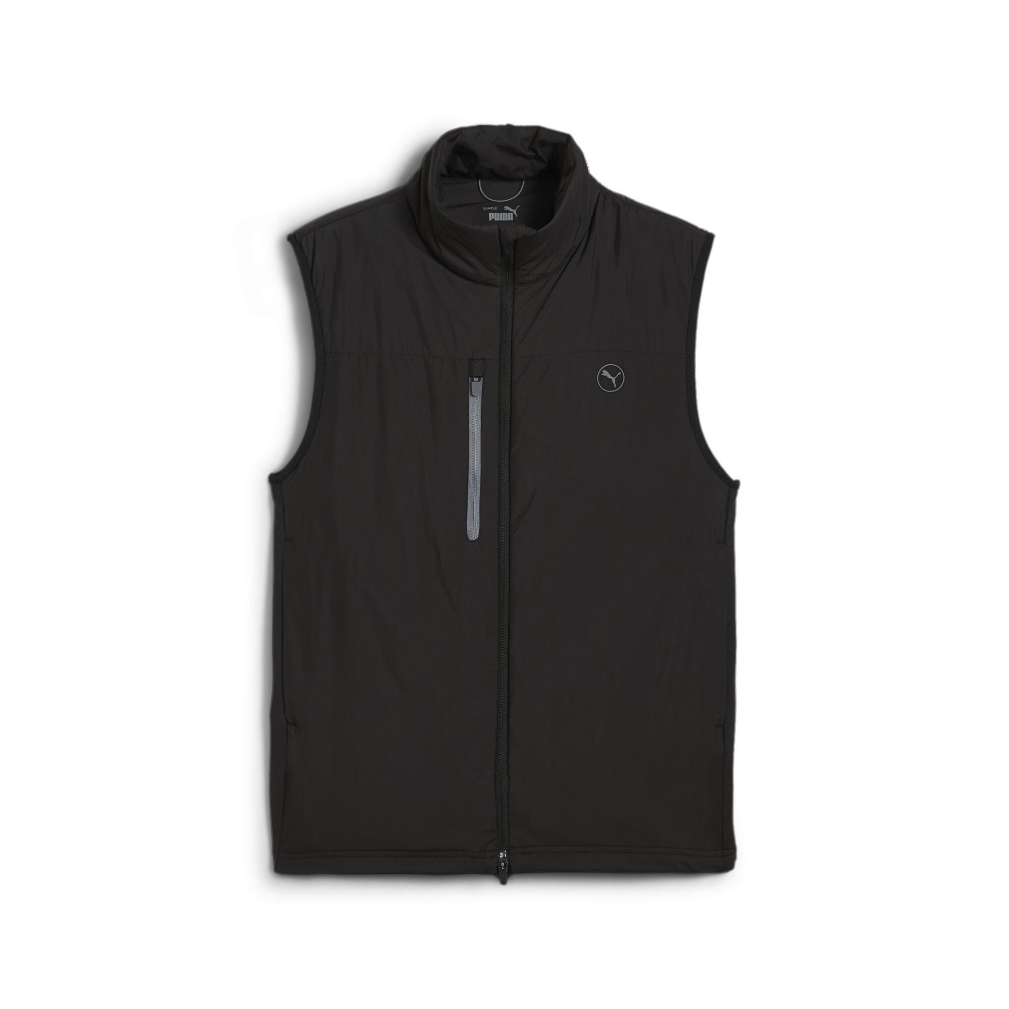 PUMA Hielands golfvest voor Heren, Zwart, Maat S thumbnail 3