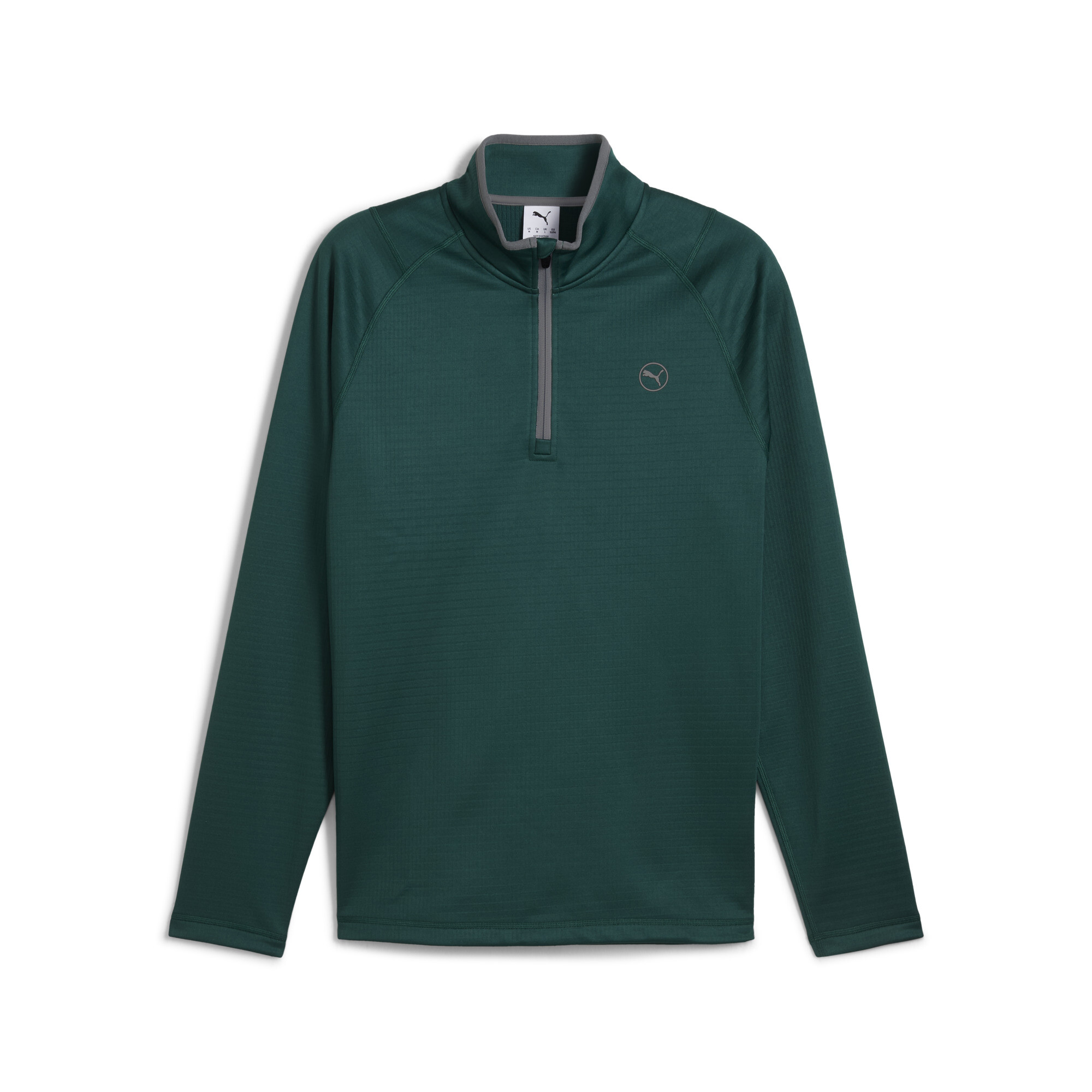 Puma Waffle Golf-Fleece mit viertellangem Reißverschluss Herren | Mit Plain | Dark Myrtle | Größe: XL