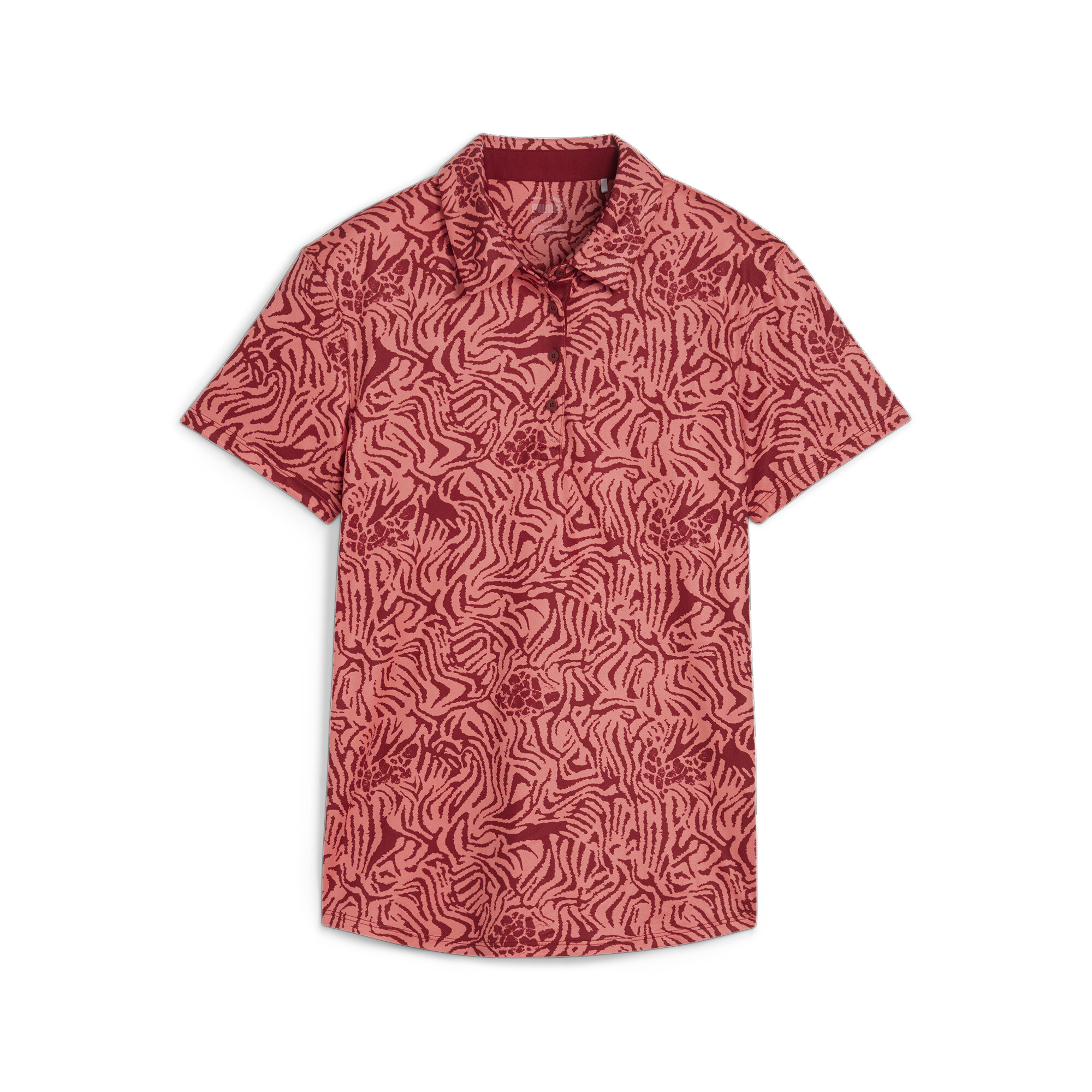 Red floral polo outlet