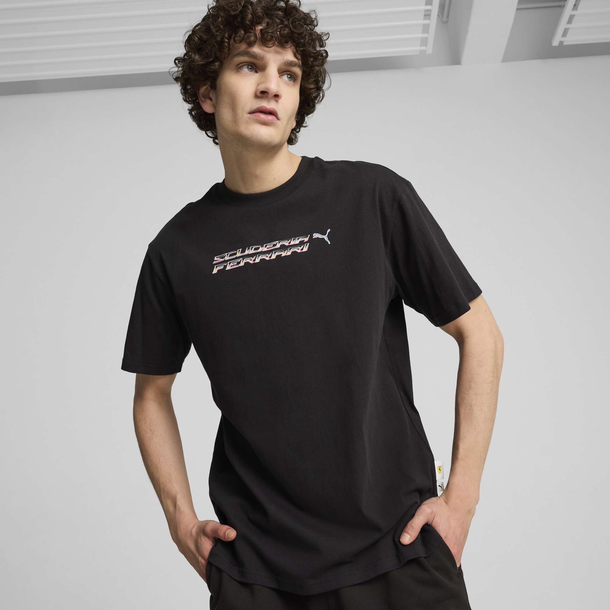 Puma Scuderia Ferrari Race Statement T-Shirt Herren | Mit Plain | Black | Größe: S